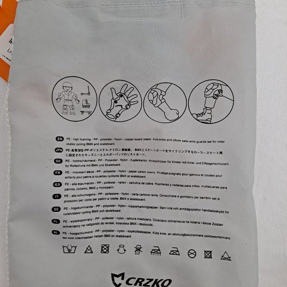 Knee Elbow Pads Black Protective Gear Crzko M - Picture 2 of 11